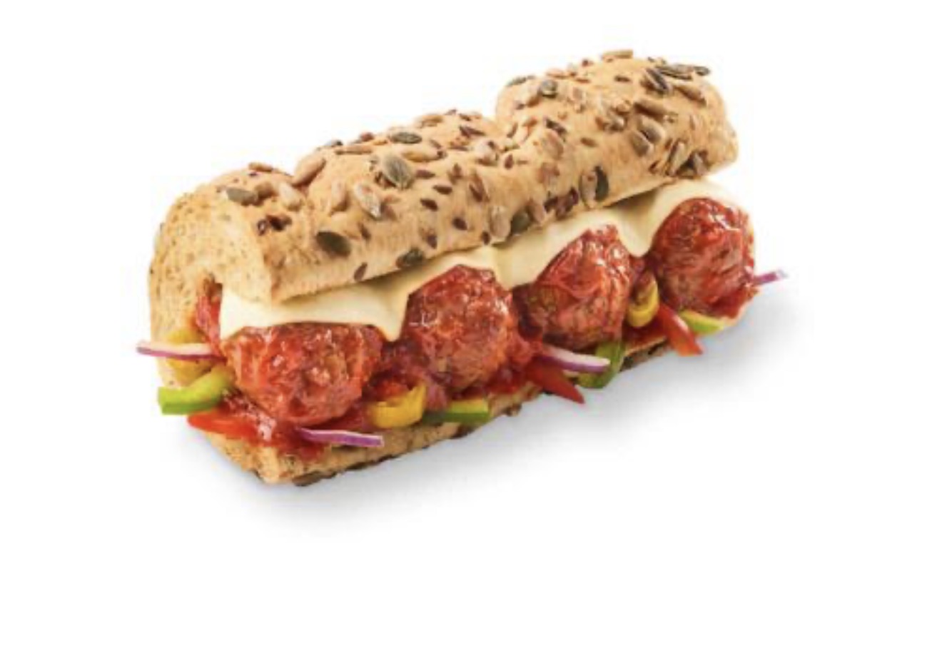 Subway meatball sandwich
